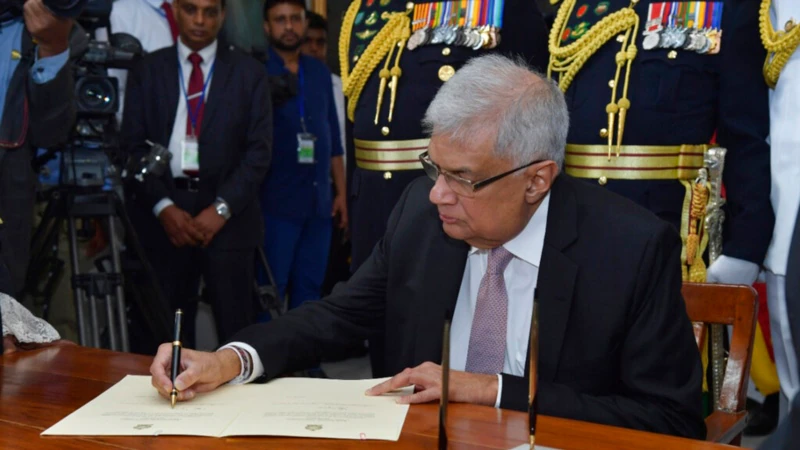 Wickremesinghe Sworn in as Sri Lanka’s President