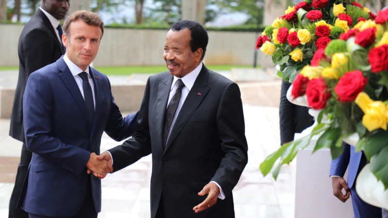 Visiting French President Proposes Solutions to Cameroon's Security Threats, Food, Fuel Shortage