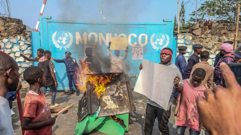 At Least Five Killed, 50 Wounded in Anti-UN Protest in DRC