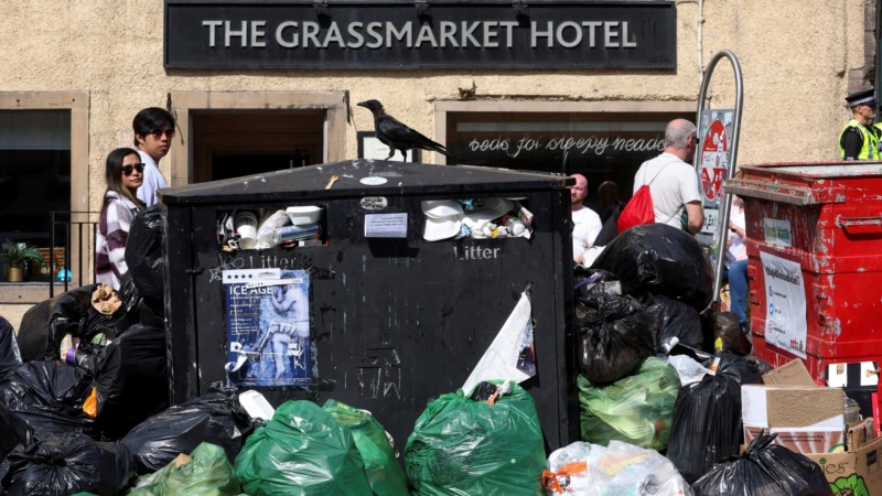 Garbage Piles in Scotland Raise Health Concerns Amid Strikes