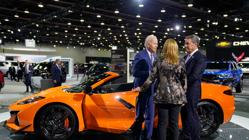 US President Biden to Promote Electric Cars at Detroit Auto Show  