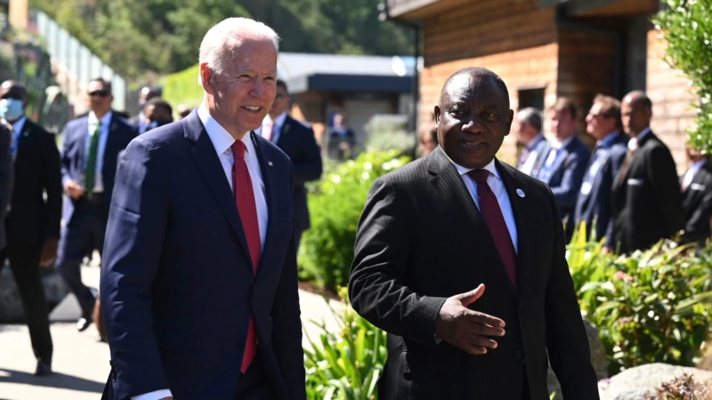 'Difficult' Discussion on Ukraine Predicted at Biden-Ramaphosa Meeting