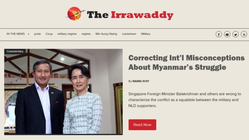 Myanmar's Irrawaddy Vows to Keep Reporting Despite Junta Ban