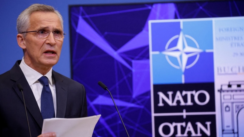 NATO Chief Says Continued Support for Ukraine Necessary for Peace