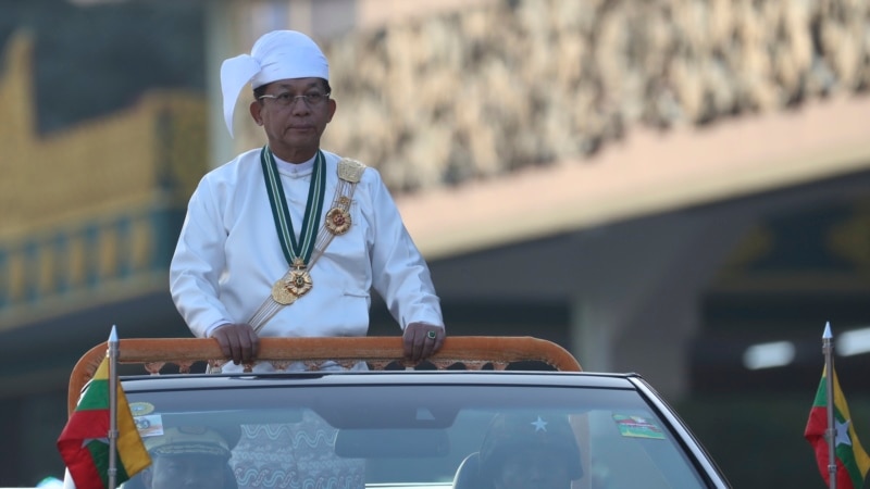 Myanmar Army Leader Touts Election Plan, Prisoner Release on Independence Day