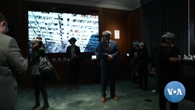 War Up Close: Exhibit Shows Russia's Invasion of Ukraine Through Virtual Reality