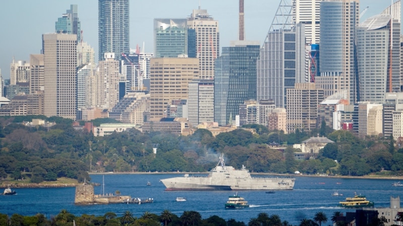 US Commissions First Navy Warship in Foreign Port