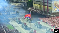 Russian, Chinese Delegates Join North Korean at Parade Featuring ICBMs