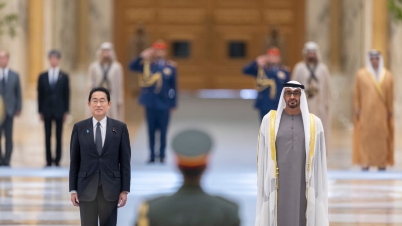 Japan's Kishida Visits UAE During Gulf Trip on Energy, Commerce