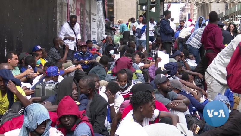 Migrant Crisis Swells in NYC as Asylum Seekers Camp Outside