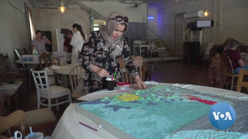 Afghan Female Commandos Share Story Through Art 2 Years After Kabul’s Fall