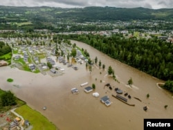 Dam in Norway Partially Bursts After Days of Heavy Rains