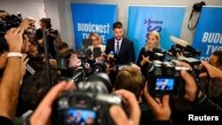 Exit Polls Show Slovak Liberal Party Seen Leading Election