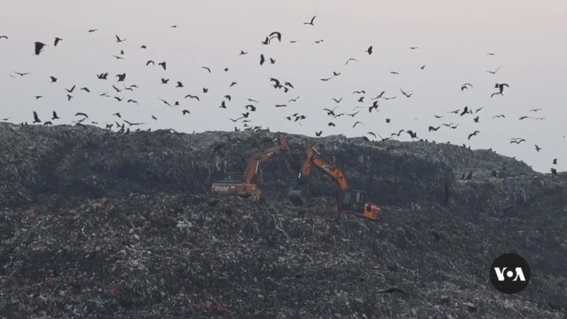 Prominent Farming Area in Indian Kashmir Turns Into Garbage Mountain