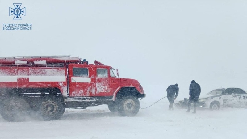 Winter Storm Hits Ukraine Power System