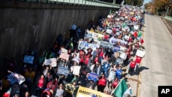 Advocates March in Washington to Demand Work Permits for Migrants