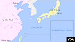 China Says it Warns off Japanese Ships in East China Sea 