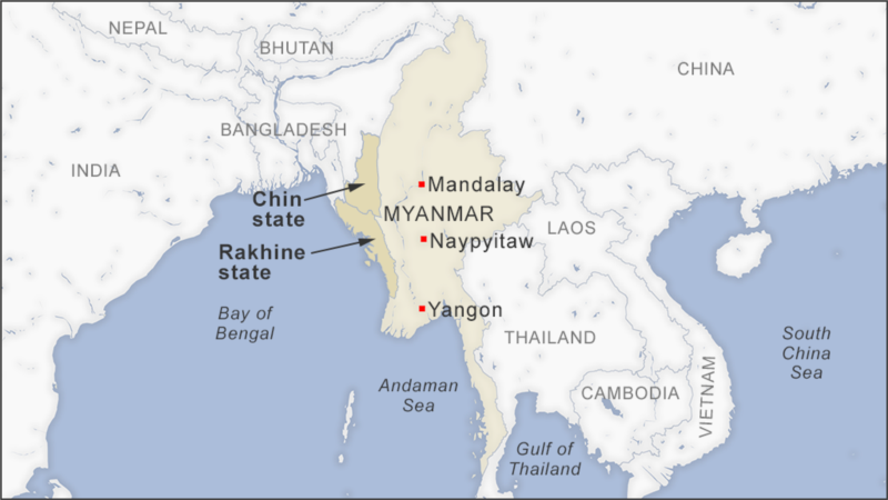 Airstrike in West Myanmar Reportedly Kills 11 Civilians