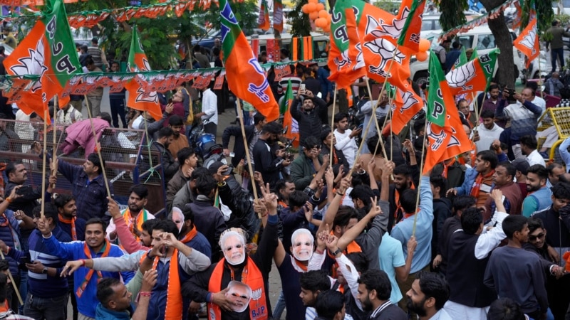 In Boost for Modi, India's BJP Set to Win 3 of 4 Key State Polls