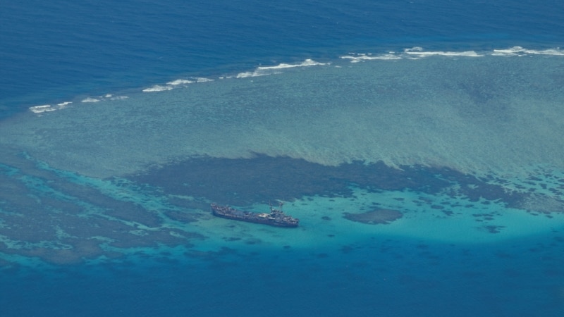 China Says Philippine Vessel ‘Illegally’ Landed on Disputed Atoll