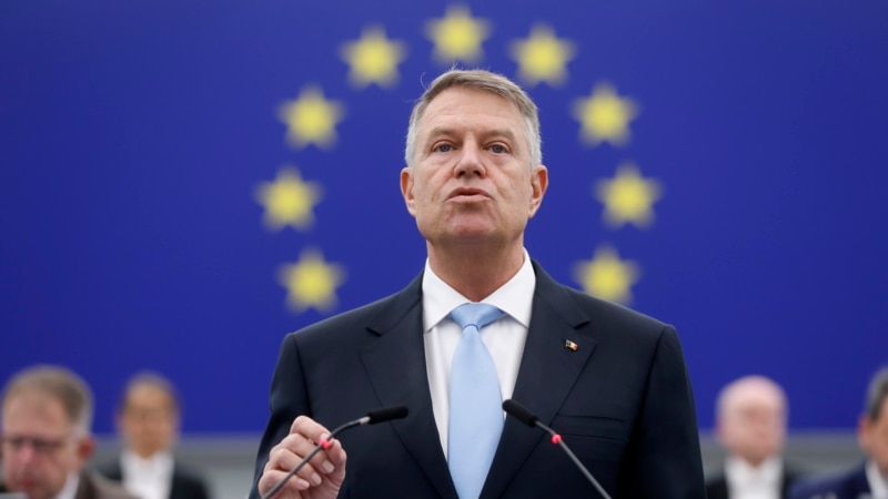 Romania President Iohannis Announces NATO Chief Bid