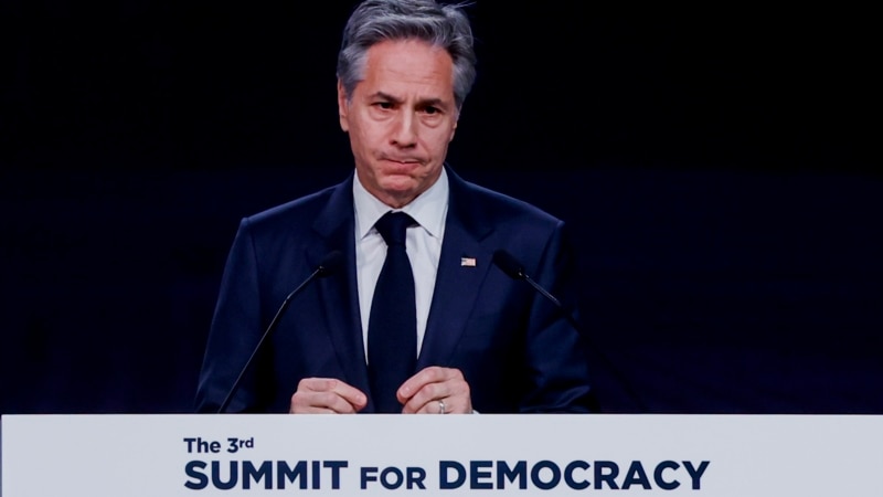 Blinken Warns Democracy Summit of Dangers of Disinformation