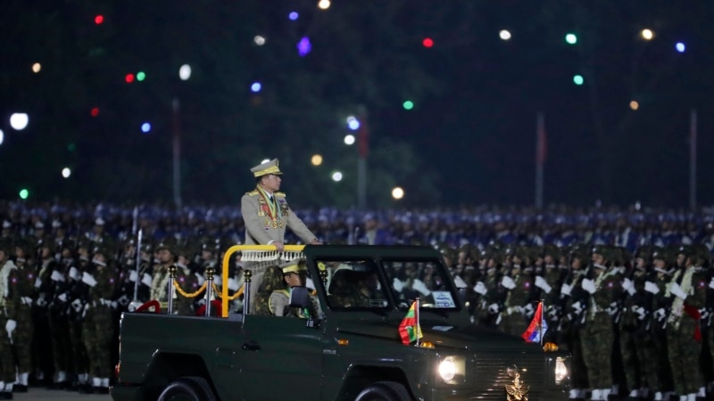 Myanmar Junta Chief Calls for Unity, Says Military Holding Power 'Temporarily'