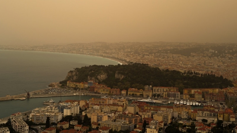 Saharan Dust Smothers Switzerland, Southern France