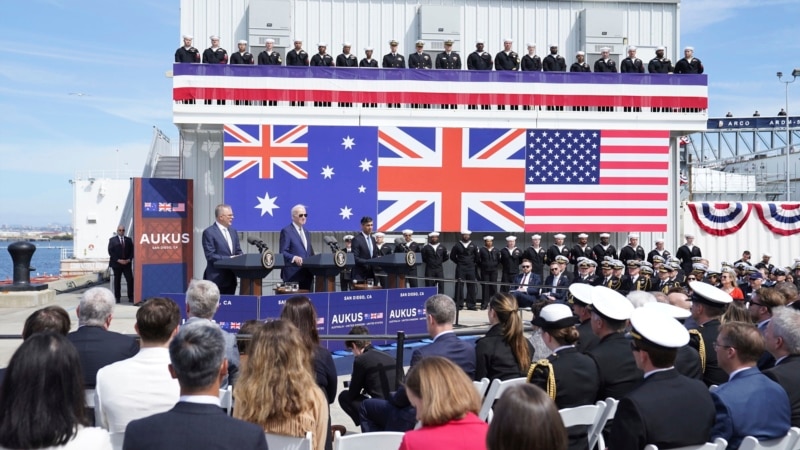 US, Britain, Australia weigh expanding AUKUS security pact to deter China