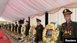 Funeral held for Cambodian soldiers killed in army base explosion