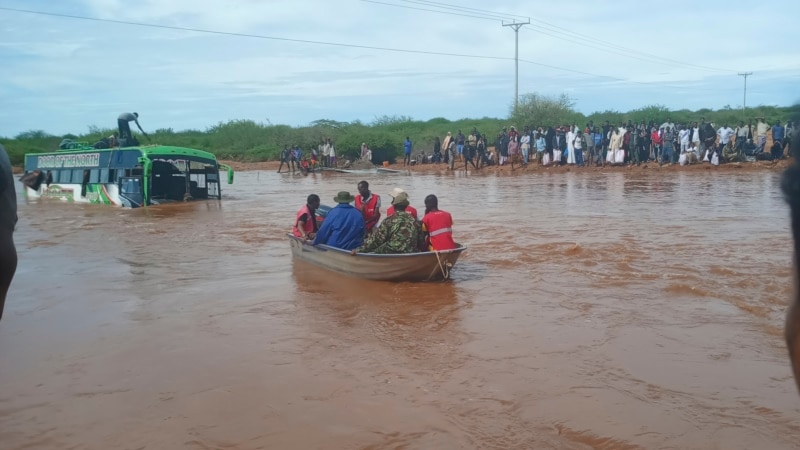 Flooding in Kenya kills at least a dozen, displaces 15,000