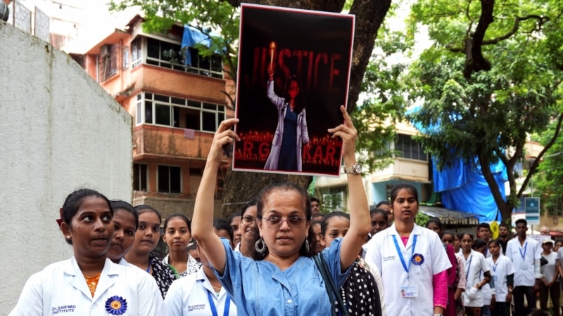 Protests spread over Indian doctor's rape and murder