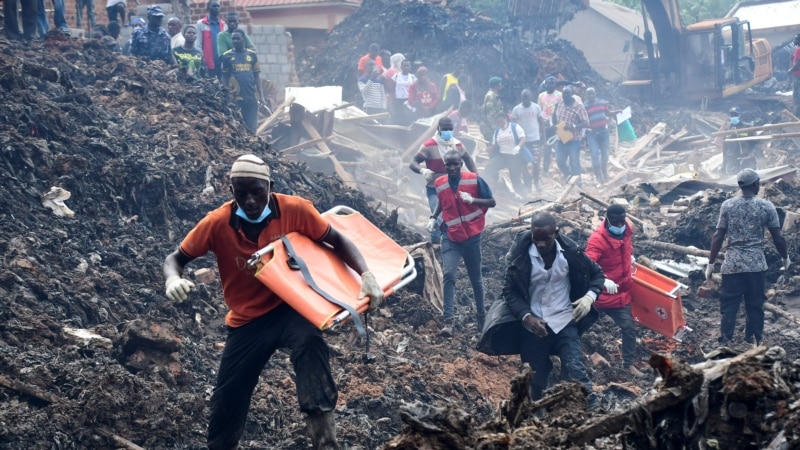 Death toll from landslide at Uganda garbage dump rises to 13 