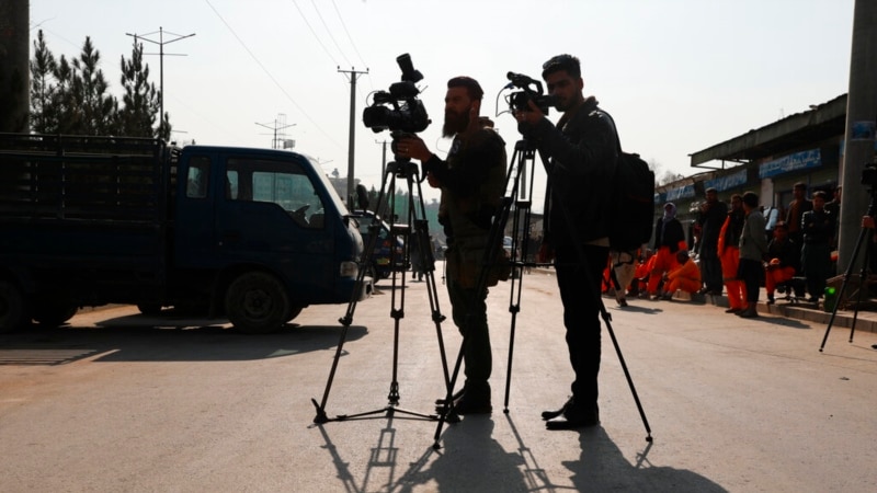 Female journalist silenced on air apparently in compliance with Taliban morality law