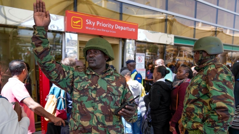 Workers' protest grounds flights at Kenya's main airport