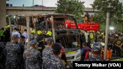 More than 20 killed in fiery school bus crash in Thailand  